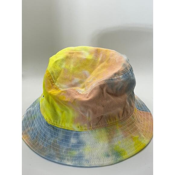 THE GAME Unisex Yellow/Orange/Blue Captain Morgan Tie-Dye Bucket Hat OS - Picture 2 of 8